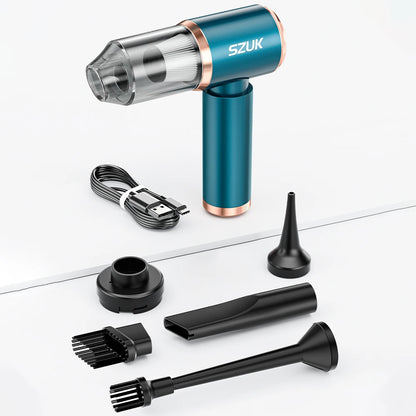SZUK Car Vacuum Cleaner Strong Suction Wireless Portable Cleaning Machine Handheld Mini Vacuum Cleaner for Car Home and Keyboard